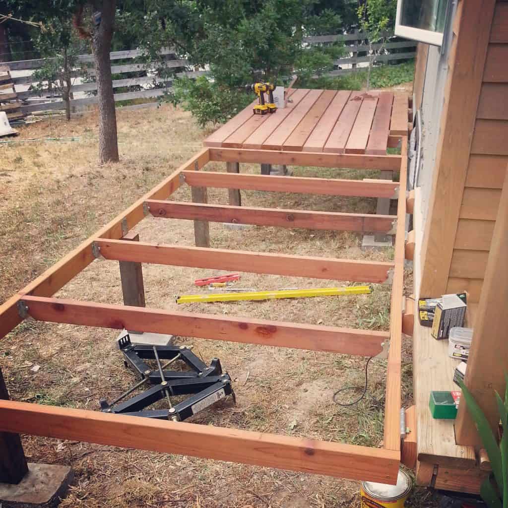deck in progress